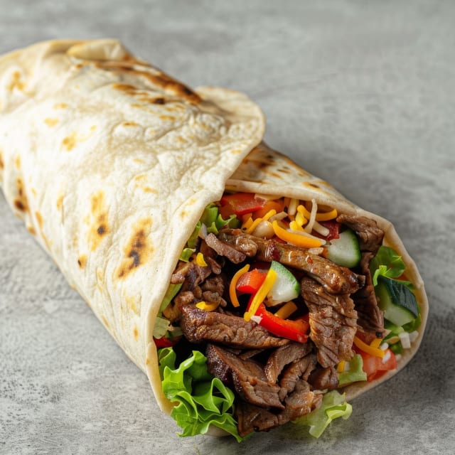 Steak Fajita Wrap.
