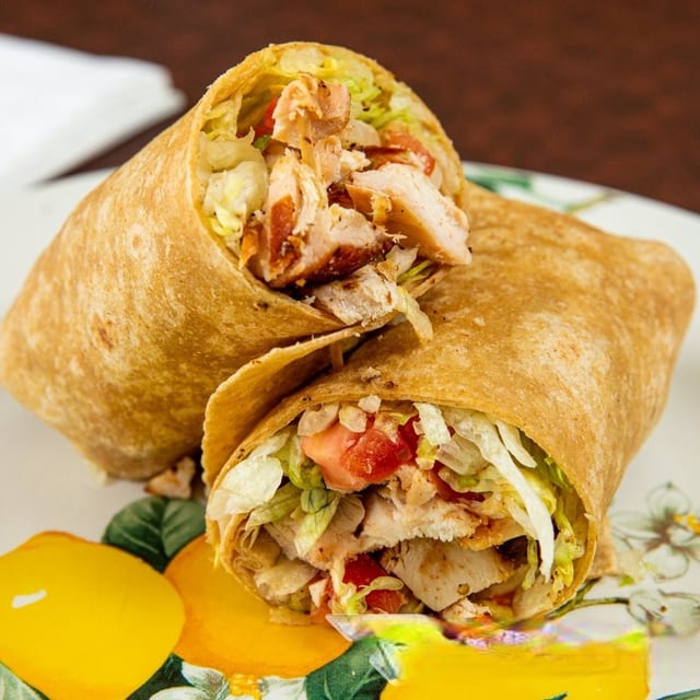 Chicken Caesar Wrap.