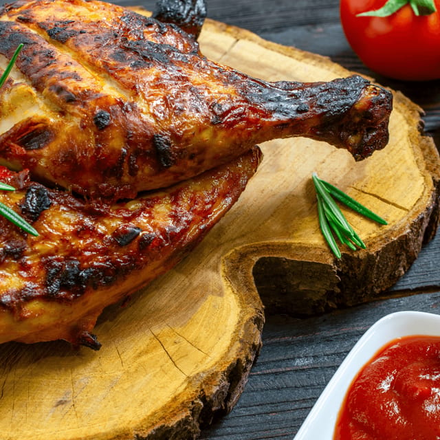 Half Chicken.