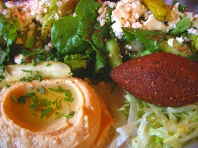 Kibbeh Platter.