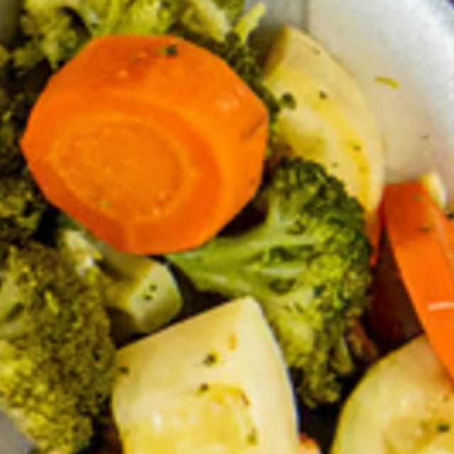 Steamed Vegetables.